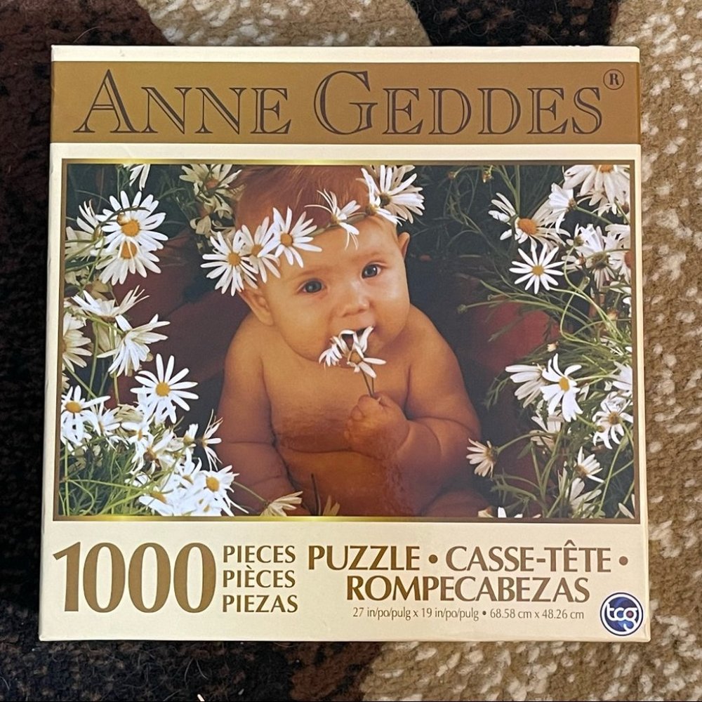 Anne Geddes 1000 Piece Puzzle - Daisies Baby